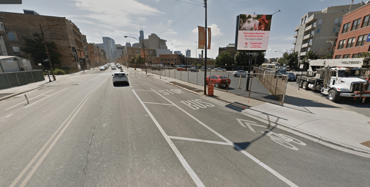 Milwaukee Ave. and Carpenter St., 2016. Image: Google Street View