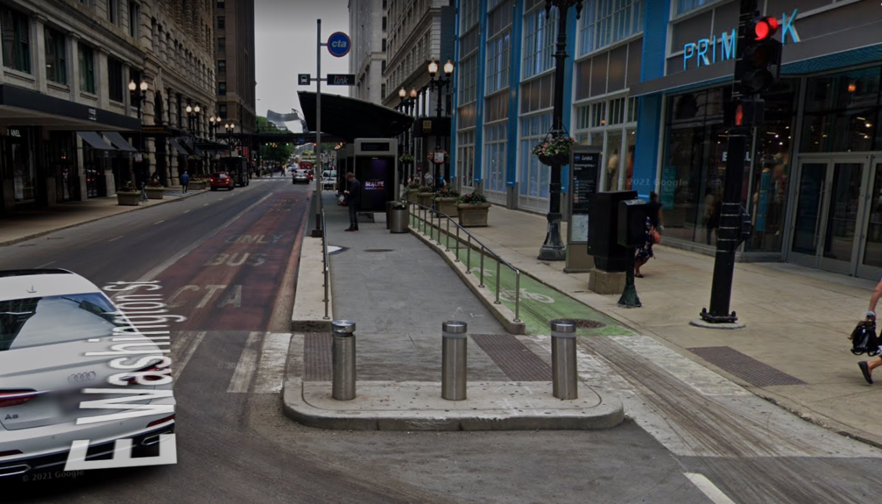 Washington St. and State St. from Google