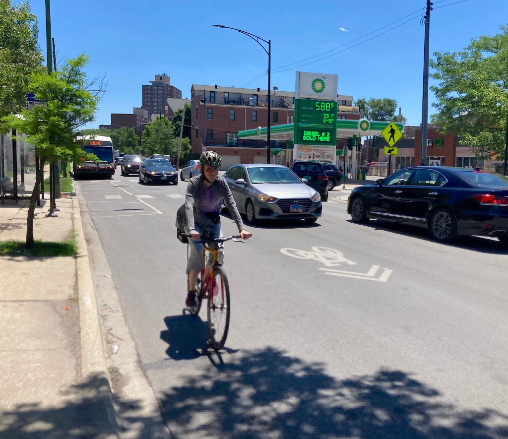Here are the details on new curb-protected lanes on Clark between Irving to Montrose