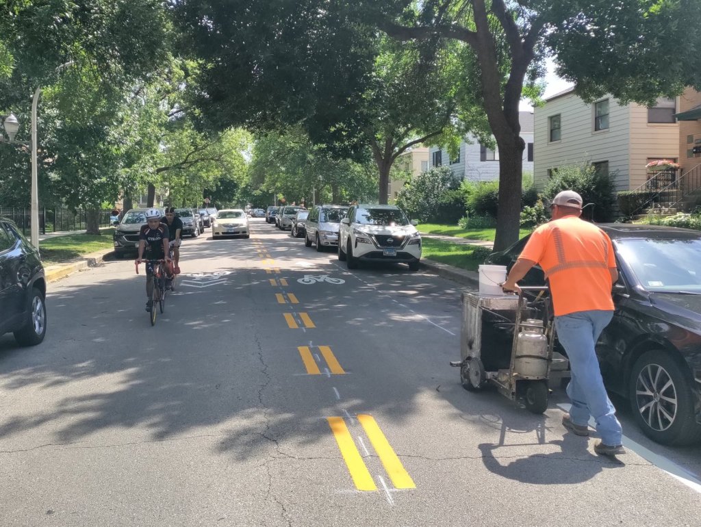 The Berwyn Greenway in Lincoln Square is an upgrade, but more traffic calming is needed