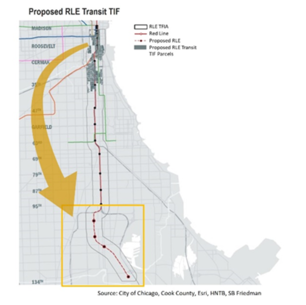 Should we fund the $3.6B Red Line Extension with TIF money from other parts of town?