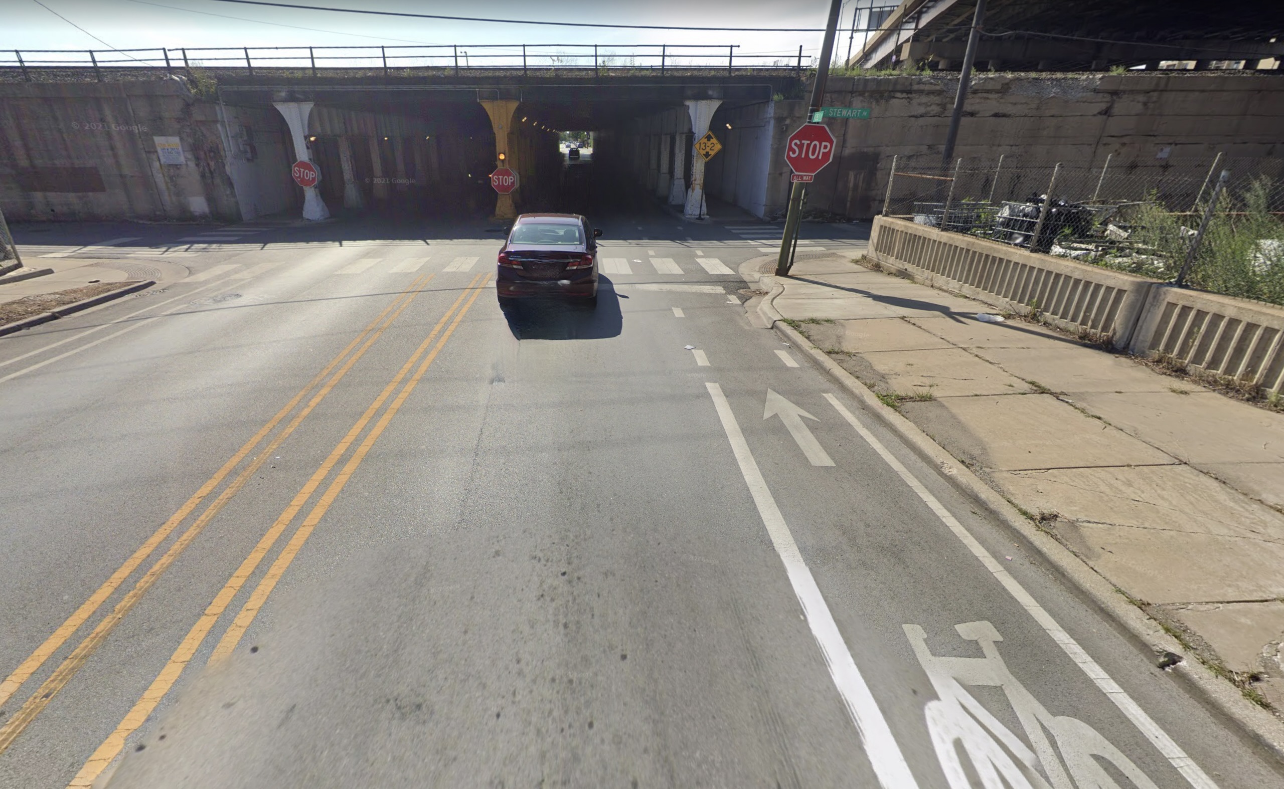 The intersection of 26th and Stewart, looking west. Image: Google Maps