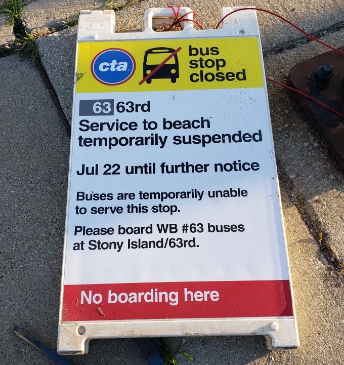 Obama Center construction makes it difficult to access 63rd Street beach on foot, bus