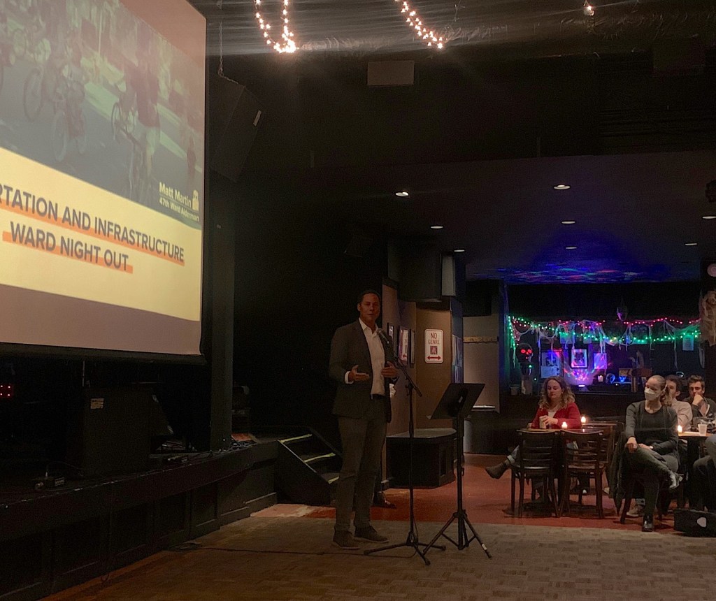 47th Ward bike-ped infra night celebrates progress inspite of bureaucratic headwinds