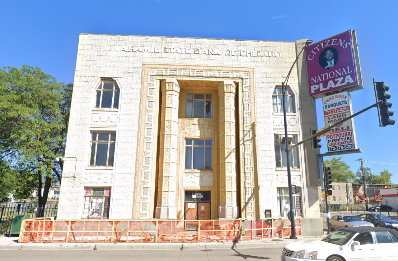 The Laramie State Bank Building at Madison Street and Laramie Avenue. Image: Google Maps