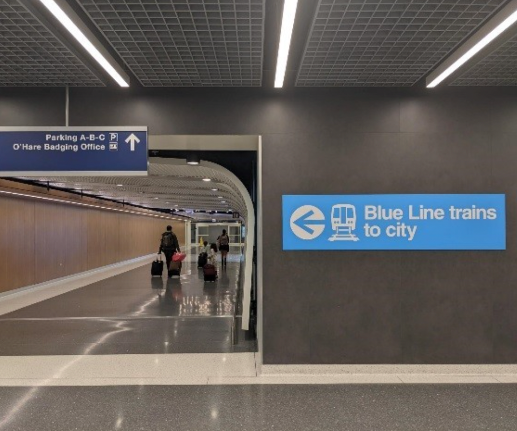 Signs, signs, everywhere a sign: Check out the new O’Hare ‘L’ station wayfinding signage