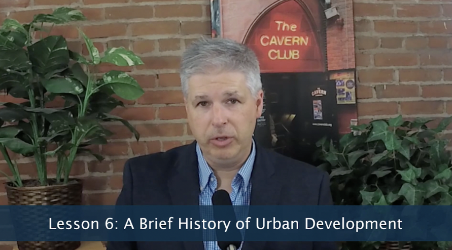 Charles Marohn outside Liverpool's Cavern Club, where The Beatles got their start.