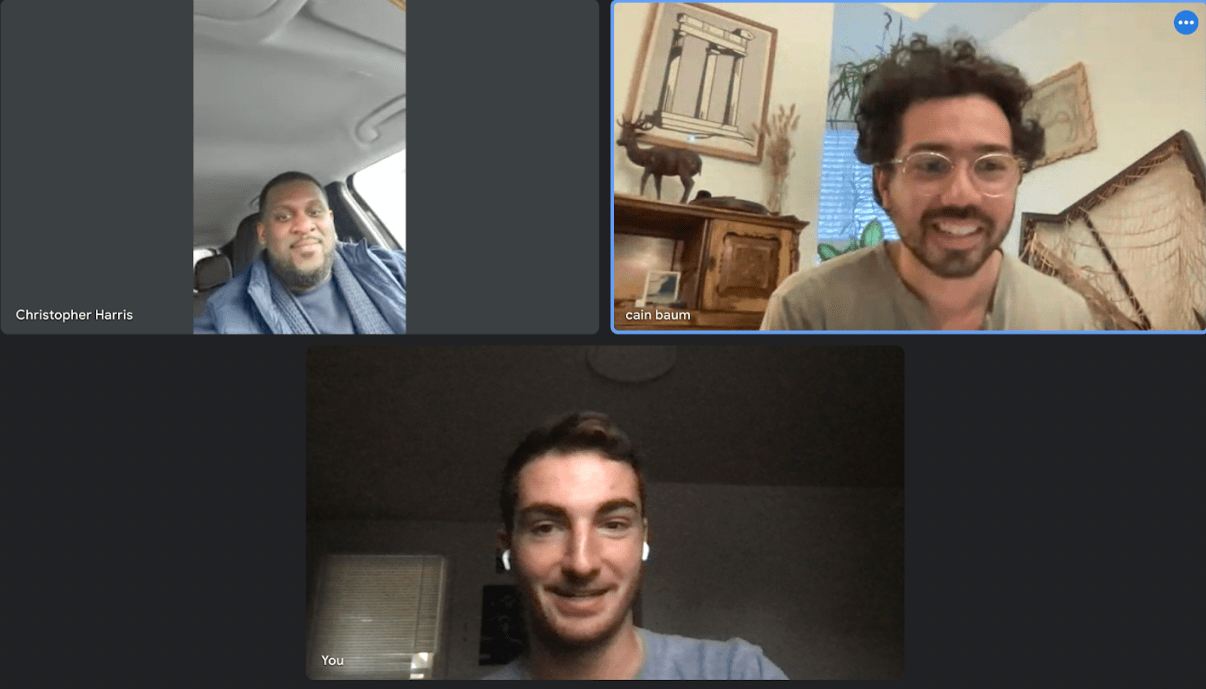 Still from a Strong Towns Chicago Zoom meeting with a representative of the Oakland Museum.