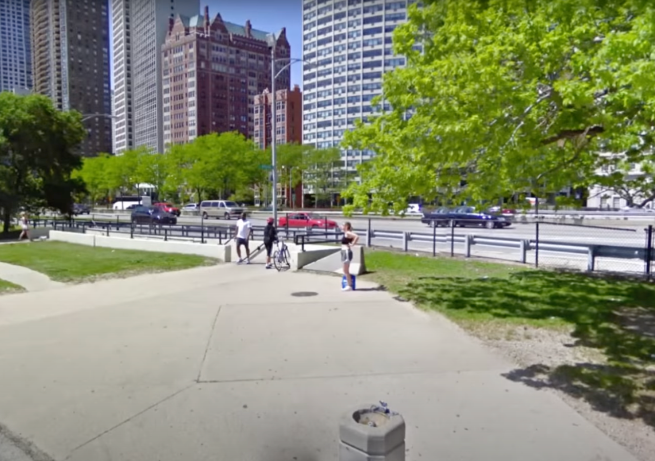 The DLSD underpass at Division Street. Image: Photo Sphere