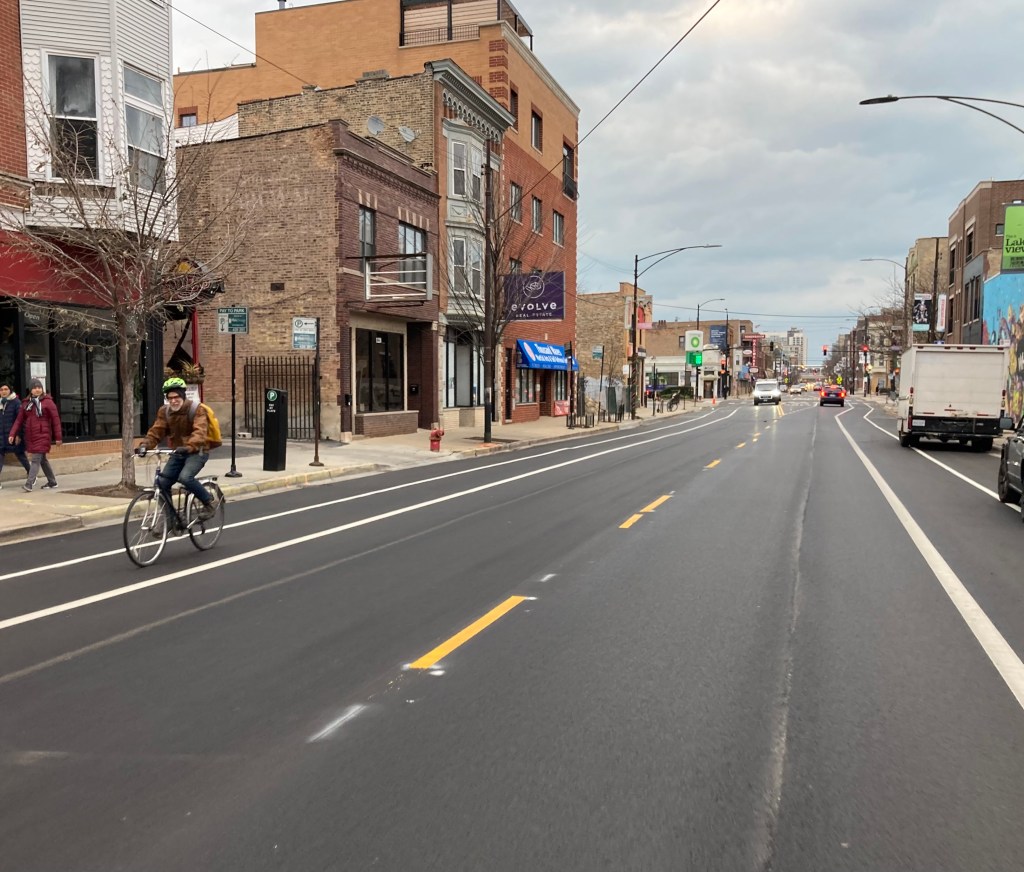 Eyes on the Street: Non-protected bike lanes on Belmont are a missed opportunity