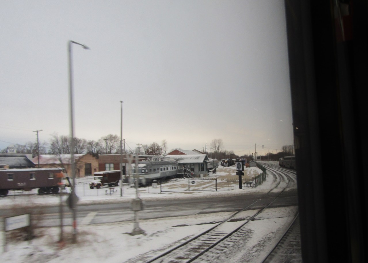 Chicago-bound Capitol Limited arrives in Elkhart, Indiana. Photo: John Greenfield