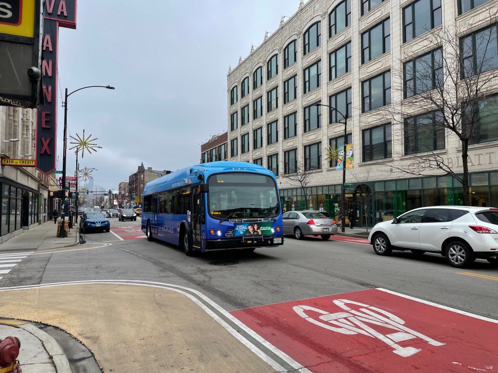 “Pop-up” bus lanes on Chicago Ave. are now permanent, other upgrades planned citywide