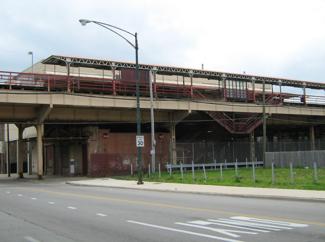 The shuttered Racine Green station. Photo: Jeff Zoline