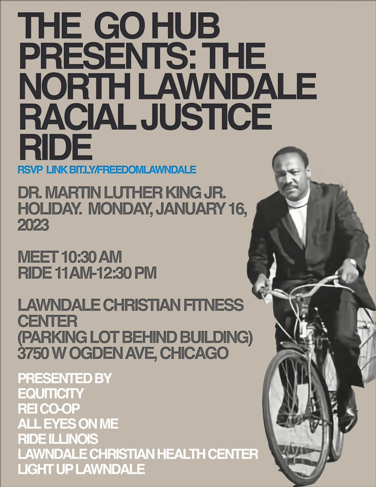 The flier for the ride.