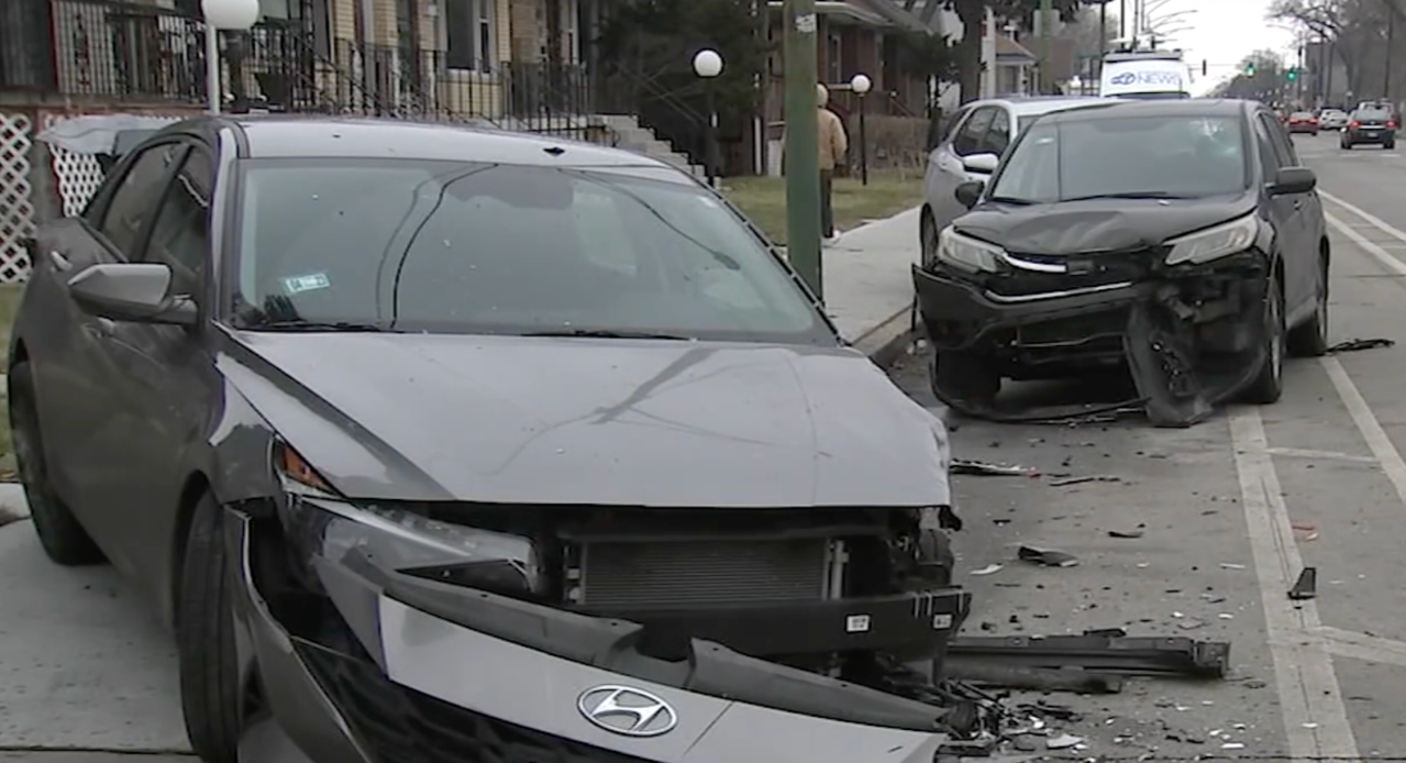 The aftermath of the crash. Image: ABC Chicago