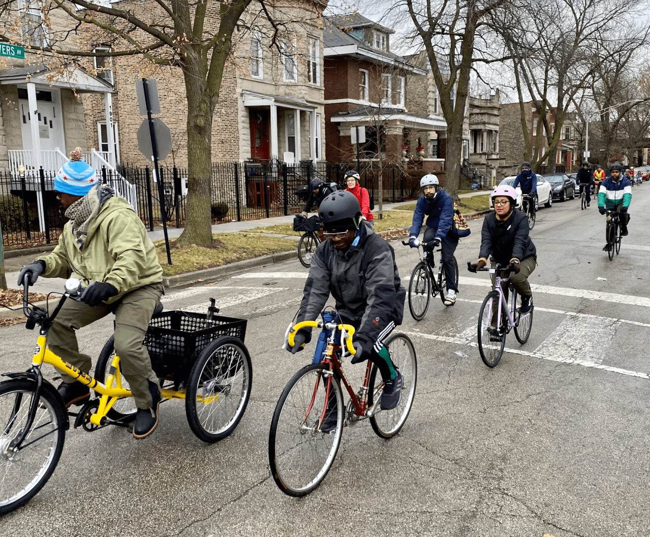 Gloomy weather didn't stop the ride from happening. Photo: Ride Illinois