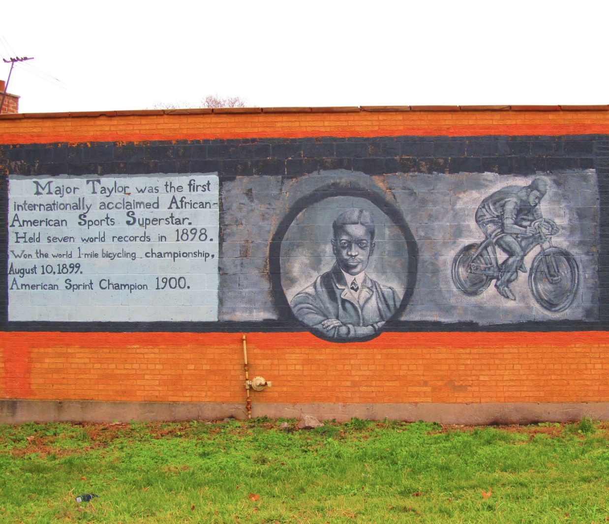 Mural on Chicago's Major Taylor Trail. Photo: Jeff Zoline