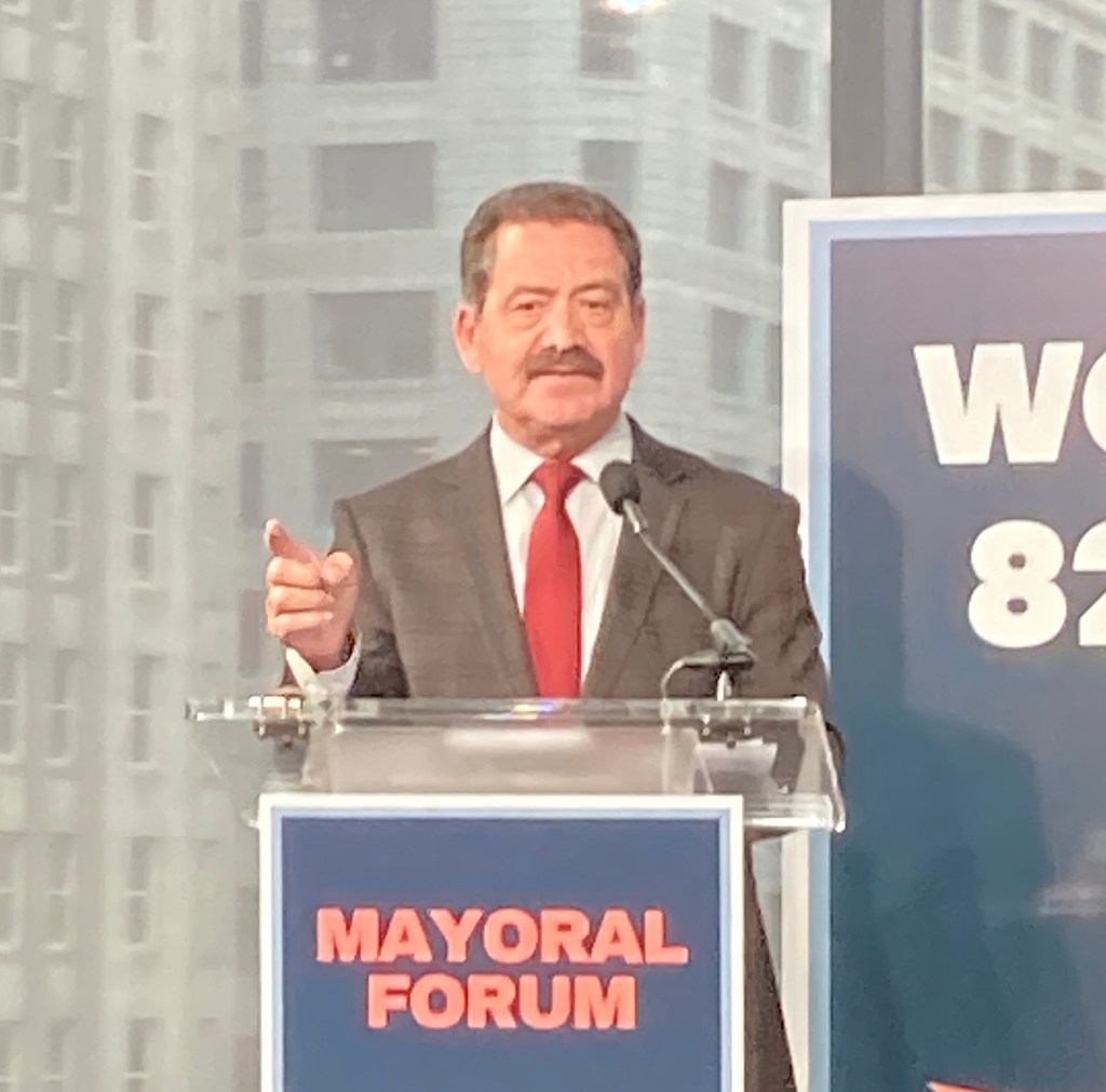 Chuy Garcia promises to make walk/bike/transit safer and more efficient