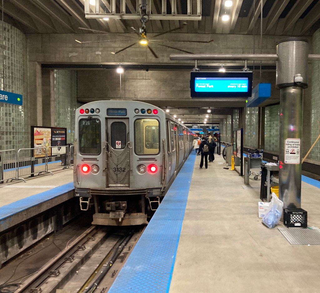 After Lightfoot ousts homeless, CTA resumes ORD ‘L’ service suspended for “cleaning”