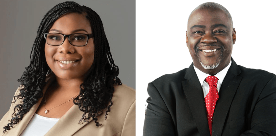 Heather Wills and Ald. Derrick Curtis