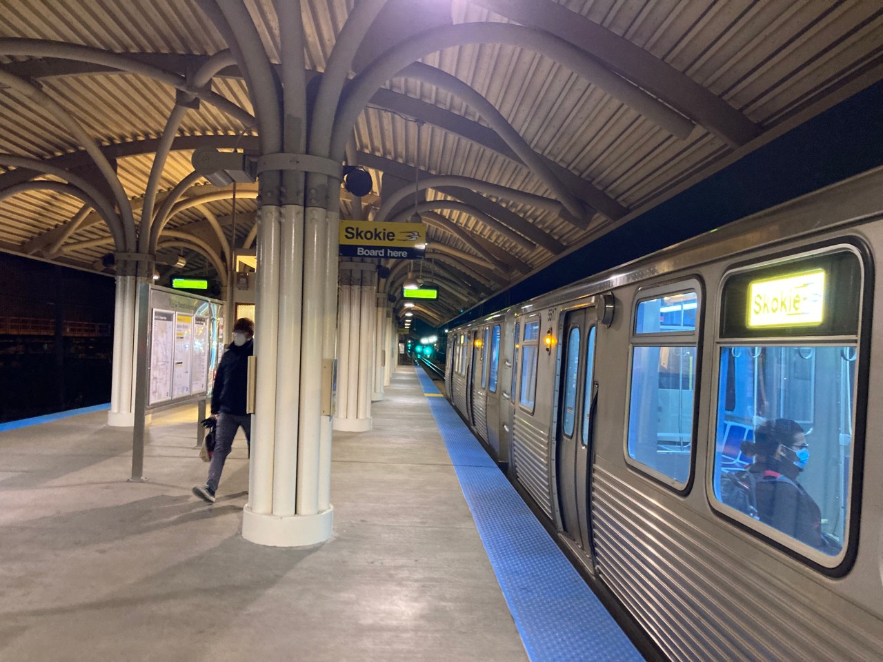 The Yellow Line's Skokie-Oakton station. Photo: John Greenfield