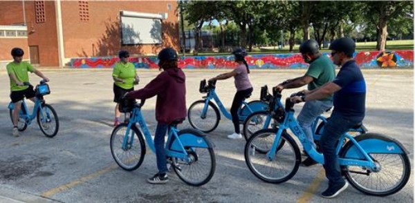 A previous "Learn to Ride" class. Photo: CDOT