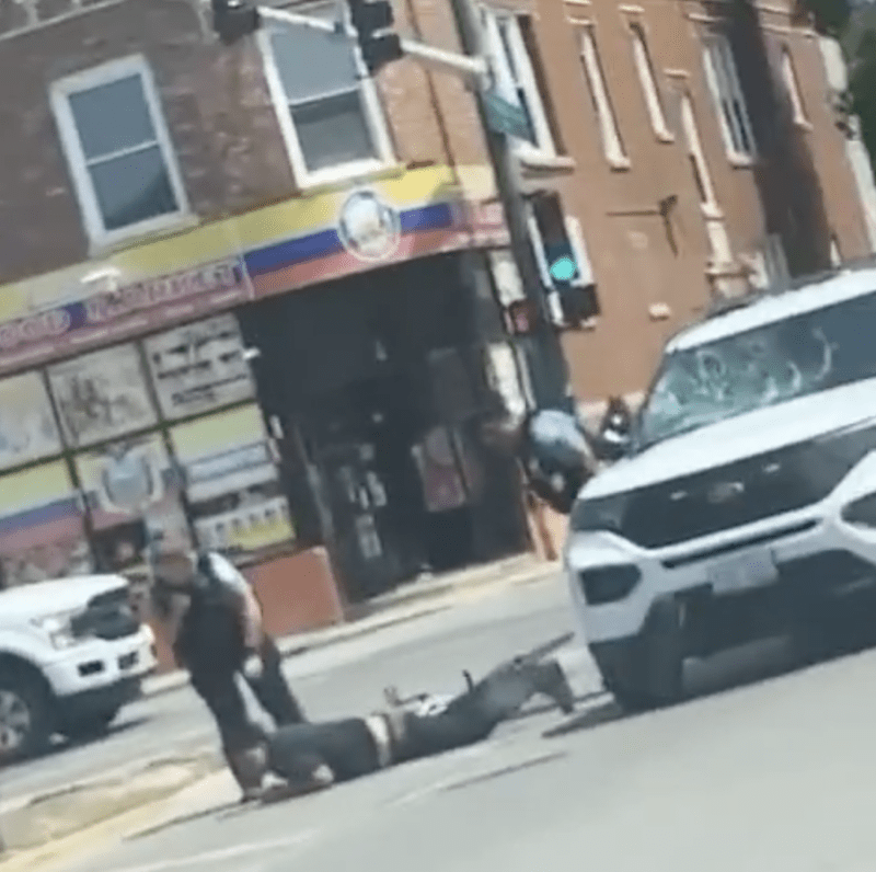 Officer turning left in SUV collided with oncoming teen bike rider in W. Humboldt Park