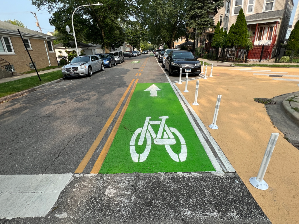 CDOT just installed a Neighborhood Greenway on Wellington in Avondale. Why did it happen 6 years after the alder asked for it?