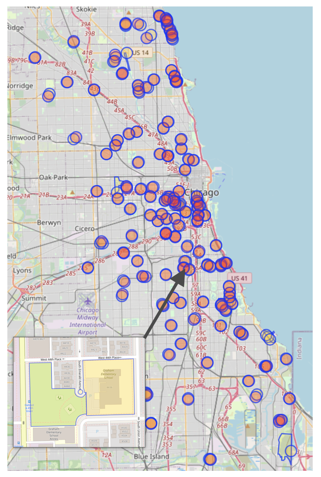 Chicago Ramp Map Traffic calming around Chicago schools and parks - Streetsblog Chicago
