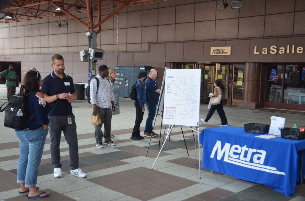 Metra riders learn the nitty-gritty about proposed fare changes at Loop outreach events