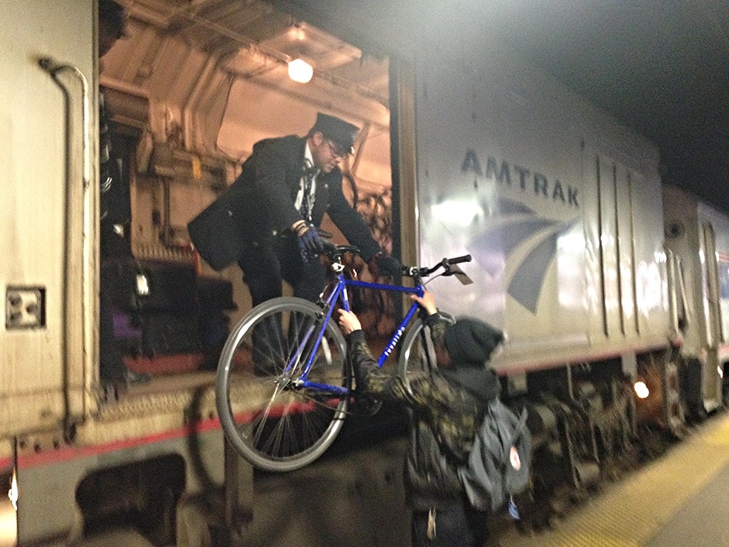 Unfortunately, Amtrak has cut bicycle capacity on Hiawatha Service. But bike-friendly Venture cars are coming.