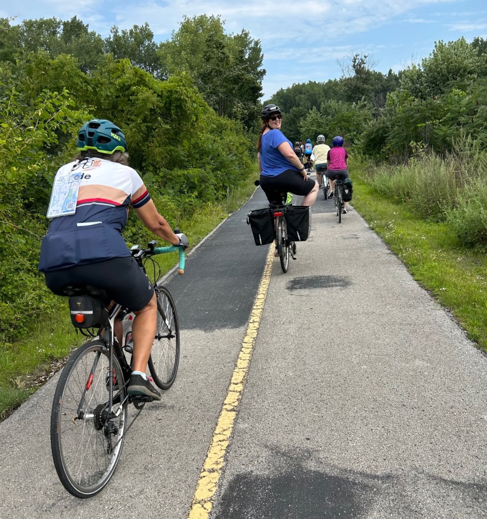 County, CDOT hosted bike ride to look at the strengths and weaknesses of SE Side bike infrastructure