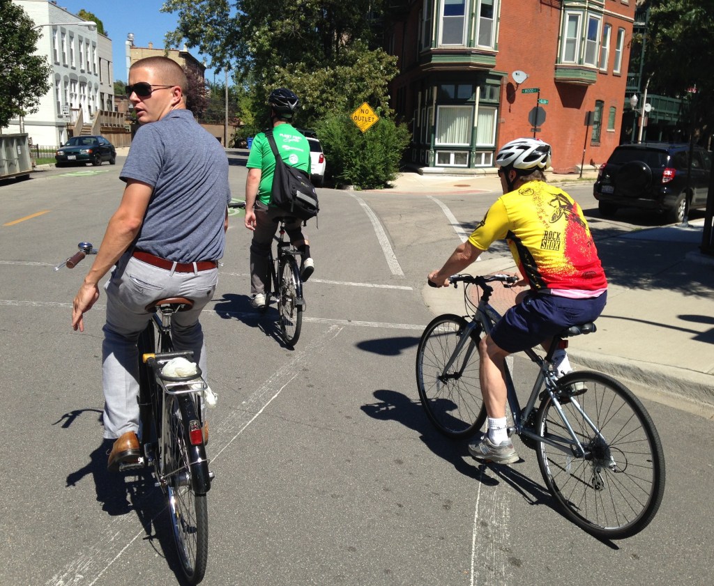 Here are the new plans for traffic diverters instead of PBLs on the Wood Street Neighborhood Greenway