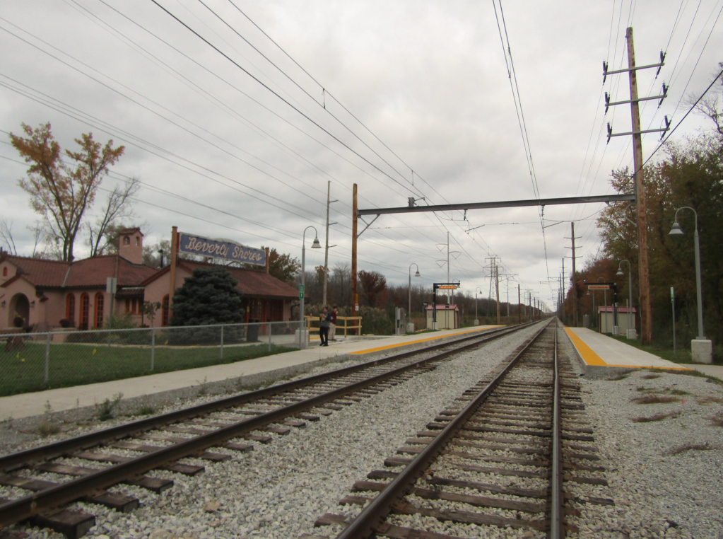 South Shore Line reopens Michigan City, Beverly Shores stations with double tracks
