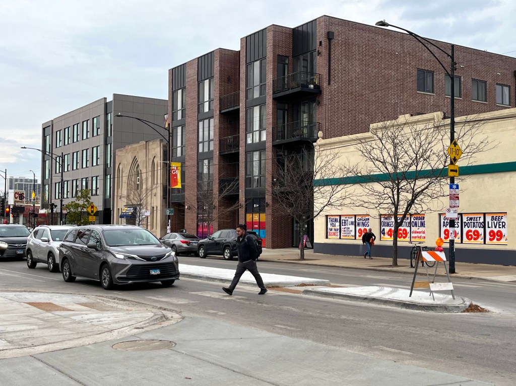 Safety upgrades have been made to Winona/Broadway intersection after a driver fatally struck Soyfa Athamanah, 69, there in July