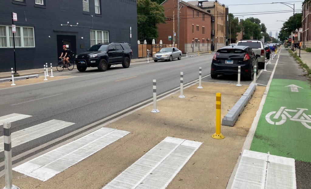 Will complaints from drivers result in “changes to the design” of the beloved Augusta protected bike lanes?