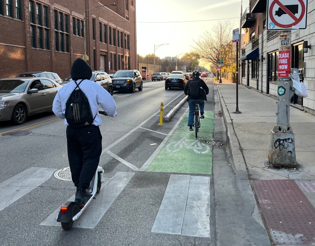 Study published by Spin makes a convincing argument for improving the bike network as a strategy to keep scooter riders off sidewalks