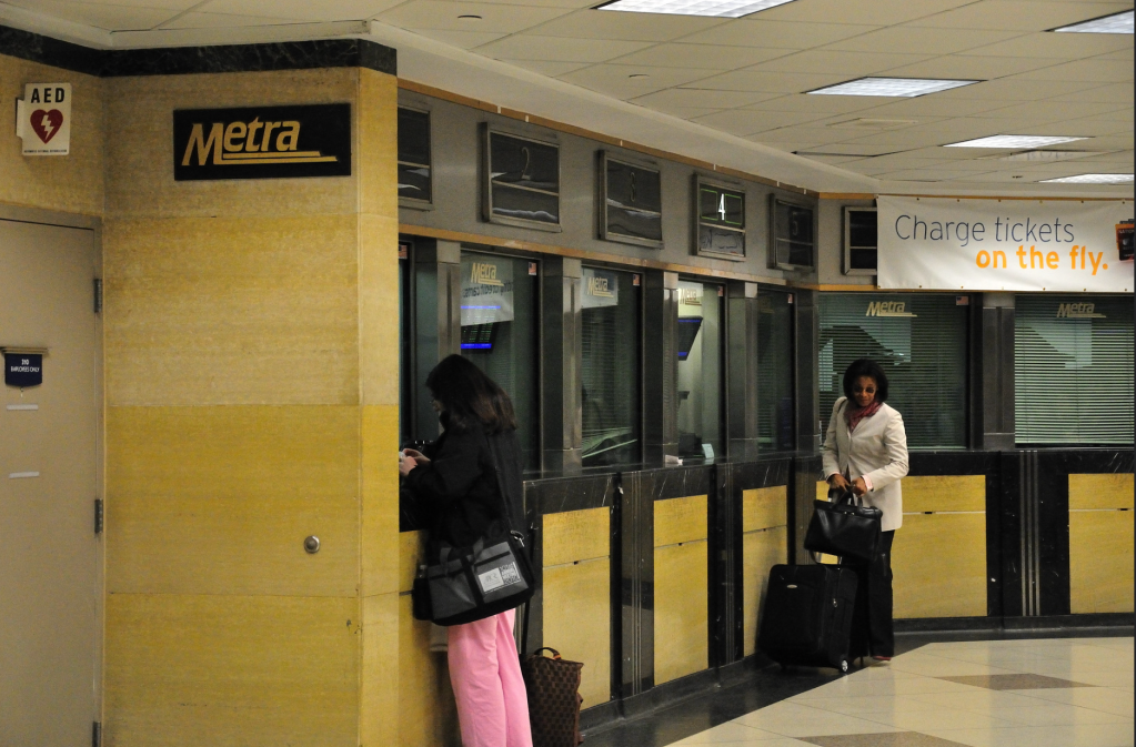 Metra closed BSNF Line ticket windows today, remaining ticket windows will shut down on February 1