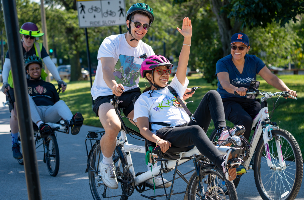 Out Our Front Door’s Bike Camping for Everyone! program empowers people with special needs