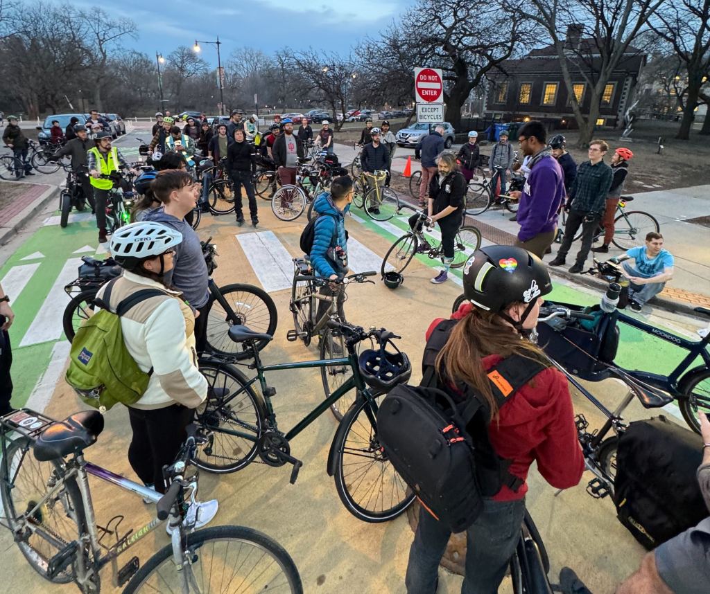 Great expectations: Dozens of riders turned out for Bike Jam to support controversial Dickens Greenway