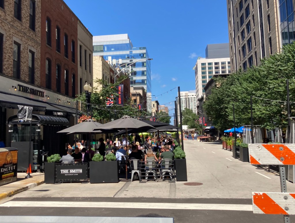 Tasty news: Friedman Properties is trying to break the Clark outdoor dining stalemate by applying for street closure permits