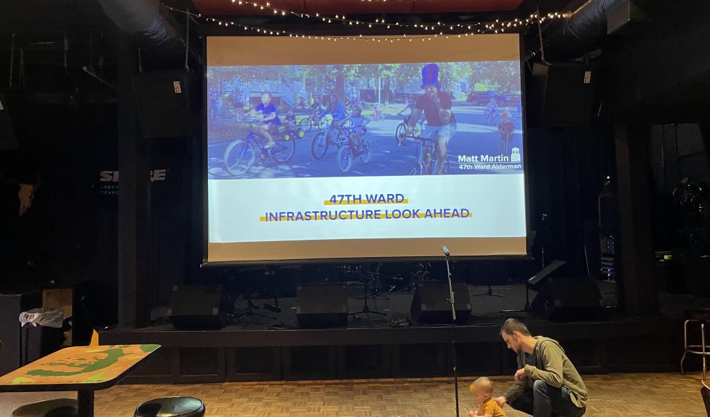 47th Ward Touts Bike/Ped Infra and New Projects at Community Meeting