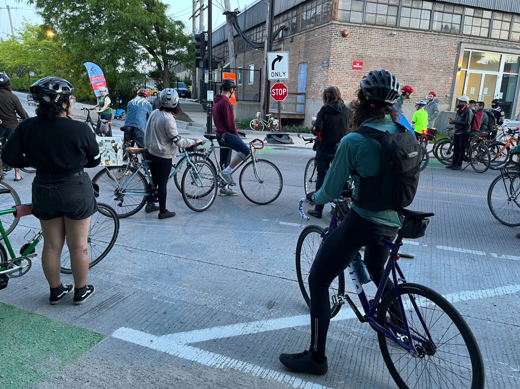 Tragically, the Chicago Ride of Silence included 3 locations where 2 people were injured or killed on bikes