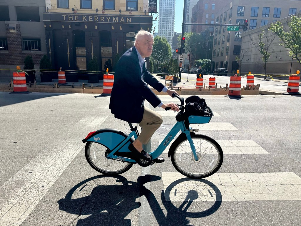 Some good news about Clark Street, for a change: A protected bike lane is on the way