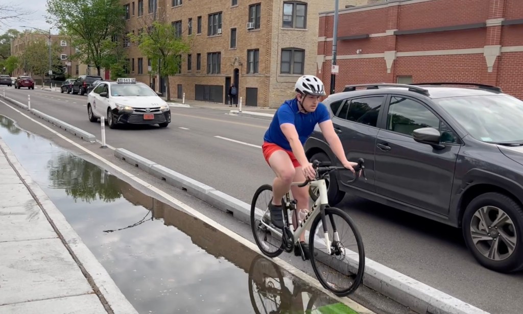 Raised expectations: Some curb-protected bike lanes often flood. Could switching to raised lanes solve the problem?