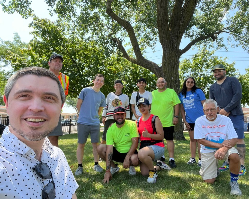 Southwest Collective leads monthly bike rides to highlight every park in the area near Midway Airport