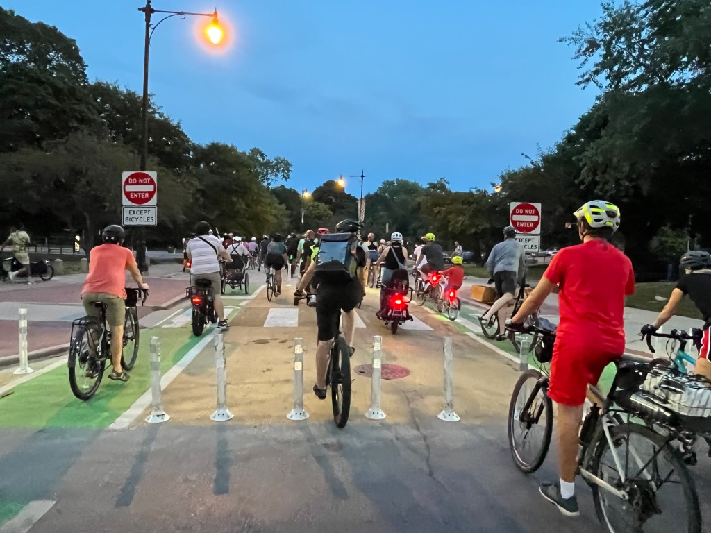 Some 150 bike riders, thousands of letters protest plans to give Dickens plaza back to motorists