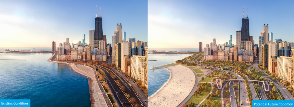 There *shouldn’t* be a road just like it: Better Streets’ Lakefront Community Visioning Meeting calls for a shoreline without an 8-lane DLSD