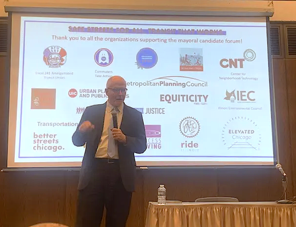 Breaking: Twice-failed, non-Chicagoan, “more of a Republican than a Democrat” mayoral candidate says he can’t drive 25