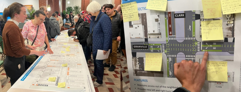 Huge turnout for Granville Avenue Traffic Safety project meeting to hear CDOT’s proposal to change the road from a “cut-through” to a safer street